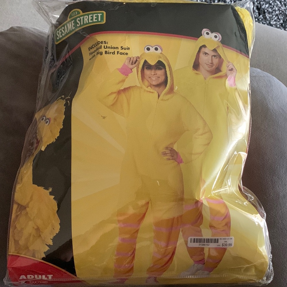 Big Bird Adult Halloween Costume size SM/MD